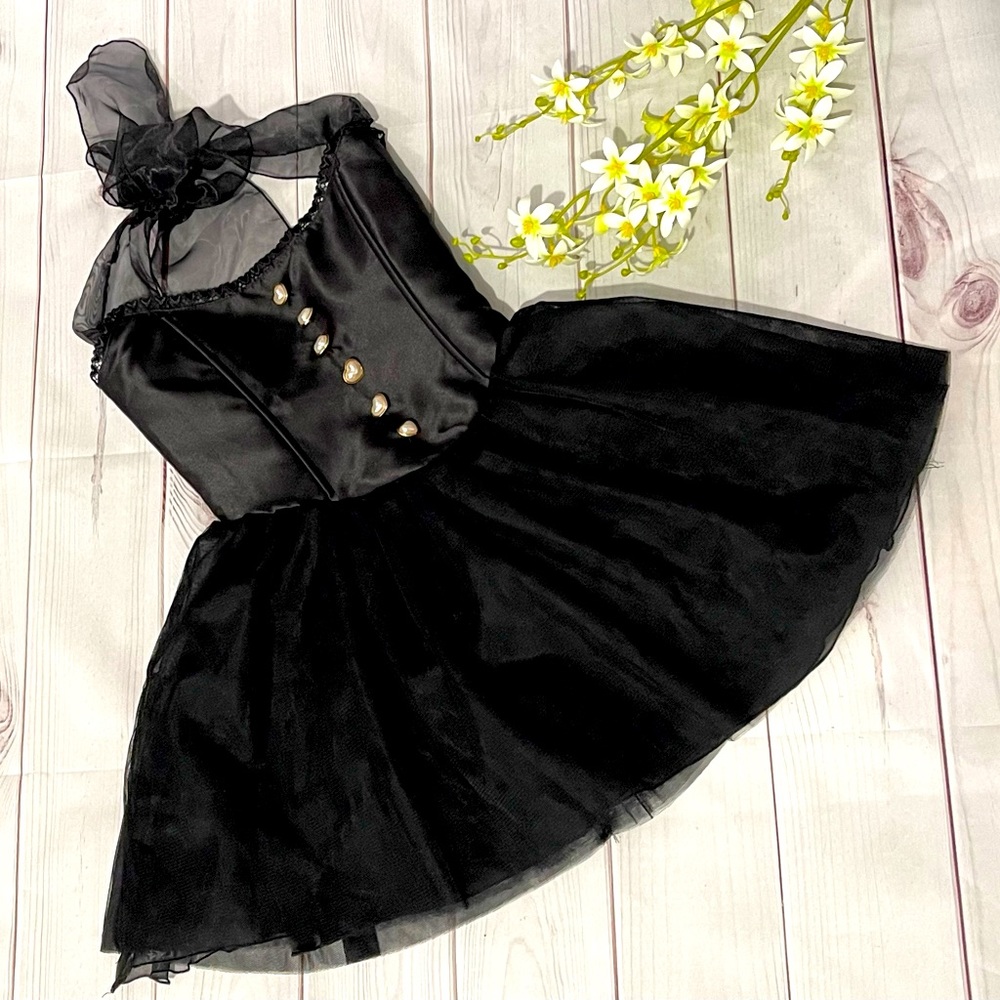 Sugar Thrillz NWT black dress size xxs
